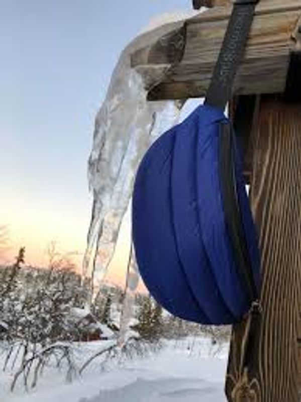 Dun bumbag Blå